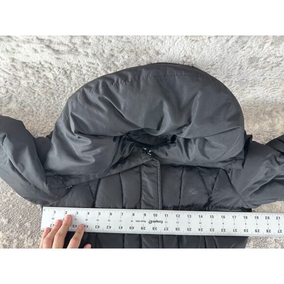 Kenneth Cole Size S Duck Down Waterfowl Snap Button Outdoor Coat Black Zip - Picture 5 of 9